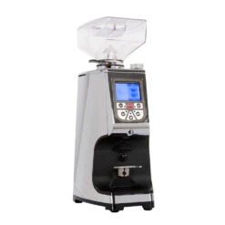 Eureka Atom Espresso Grinder In Chrome -Coffee Machine eureka atom chrome right