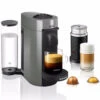 Nespresso VertuoPlus And Aeroccino Bundle In Grey -Coffee Machine nespresso vertuoplus bundle in grey delonghi