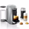 Nespresso VertuoPlus Deluxe And Aeroccino Bundle In Silver -Coffee Machine nespresso vertuoplus deluxe bundle in silver breville