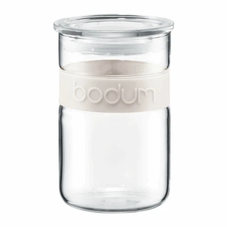 Bodum Presso 20 Fl Oz Storage Jar In White 3 Bodum Presso 20 Fl Oz Storage Jar In White