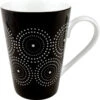 Konitz Black And White 13oz Mug Burst Design -Coffee Machine 5579 original konitz black and white 13oz mug burst