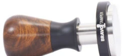 Bravo Espresso Tamper Dark Wood Handle 58.5 Mm -Coffee Machine BravoTamper Hero DW