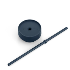 Fellow Carter Cold Tumber - 16oz Stone Blue -Coffee Machine Fellow Carter Cold Lid Straw Stone Blue