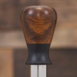 Bravo Espresso Tamper Dark Wood Handle 58.5 Mm -Coffee Machine IMG 4449