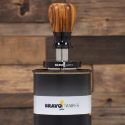 Bravo Espresso Tamper Light Wood Handle 54.7mm -Coffee Machine IMG 4457