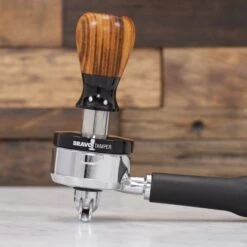 Bravo Espresso Tamper Light Wood Handle 54.7mm -Coffee Machine IMG 4459