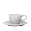 NotNeutral Cappuccino Cup And Saucer - Light Gray -Coffee Machine LINO S Cappuccino Gray