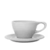 NotNeutral Small Latte Cup And Saucer - Light Gray -Coffee Machine LINO S Latte Gray