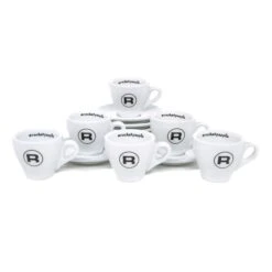 Rocket Espresso 6 Piece Espresso Cup And Saucer Set - White 11 Rocket Espresso 6 Piece Espresso Cup And Saucer Set - White -Coffee Machine REESPCUP6PCWHT 0468