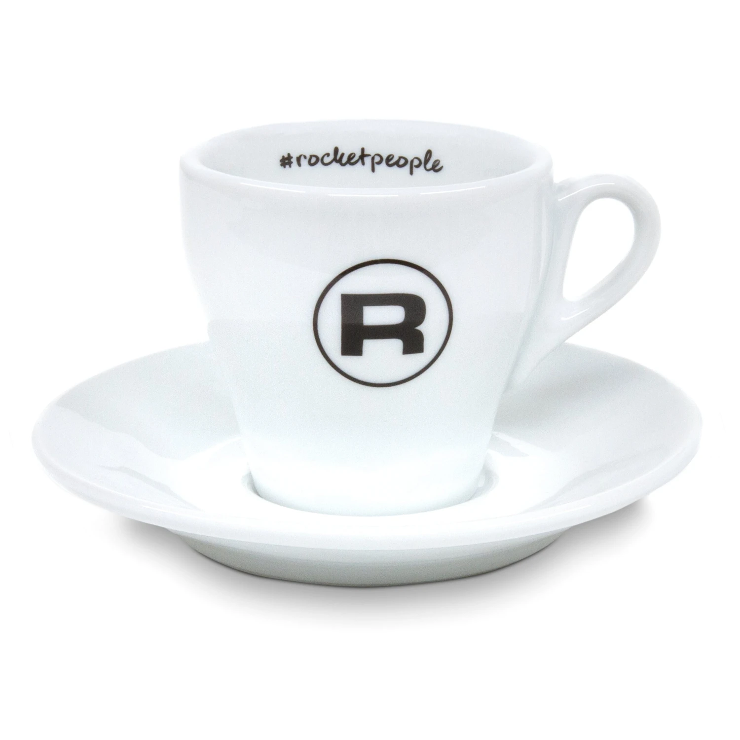 Rocket Espresso 6 Piece Flat White Cup And Saucer Set - White 4 Rocket Espresso 6 Piece Flat White Cup And Saucer Set - White - Image 2