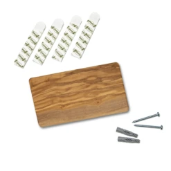 Wiedemann Hangup 2pc Equipment Rack - Olive Wood -Coffee Machine WMHANGUP2OW 06