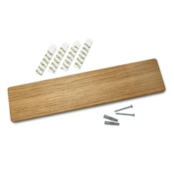 Wiedemann Hangup 4pc Equipment Rack - Oak -Coffee Machine WMHANGUP4OK 06