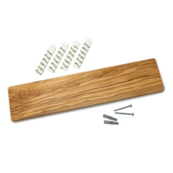 Wiedemann Hangup 4pc Equipment Rack - Olive Wood -Coffee Machine WMHANGUP4OW 06